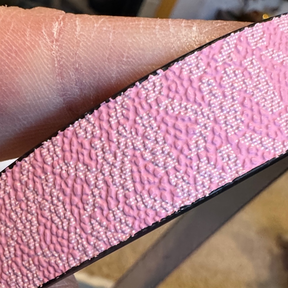 Michael Michael Kors Pink Belt with Gold Logo Buckle - Picture 10 of 10